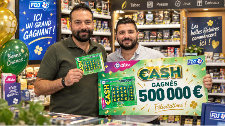 Gagnant Cash FDJ : un ticket à Lanester remporte 500 000€